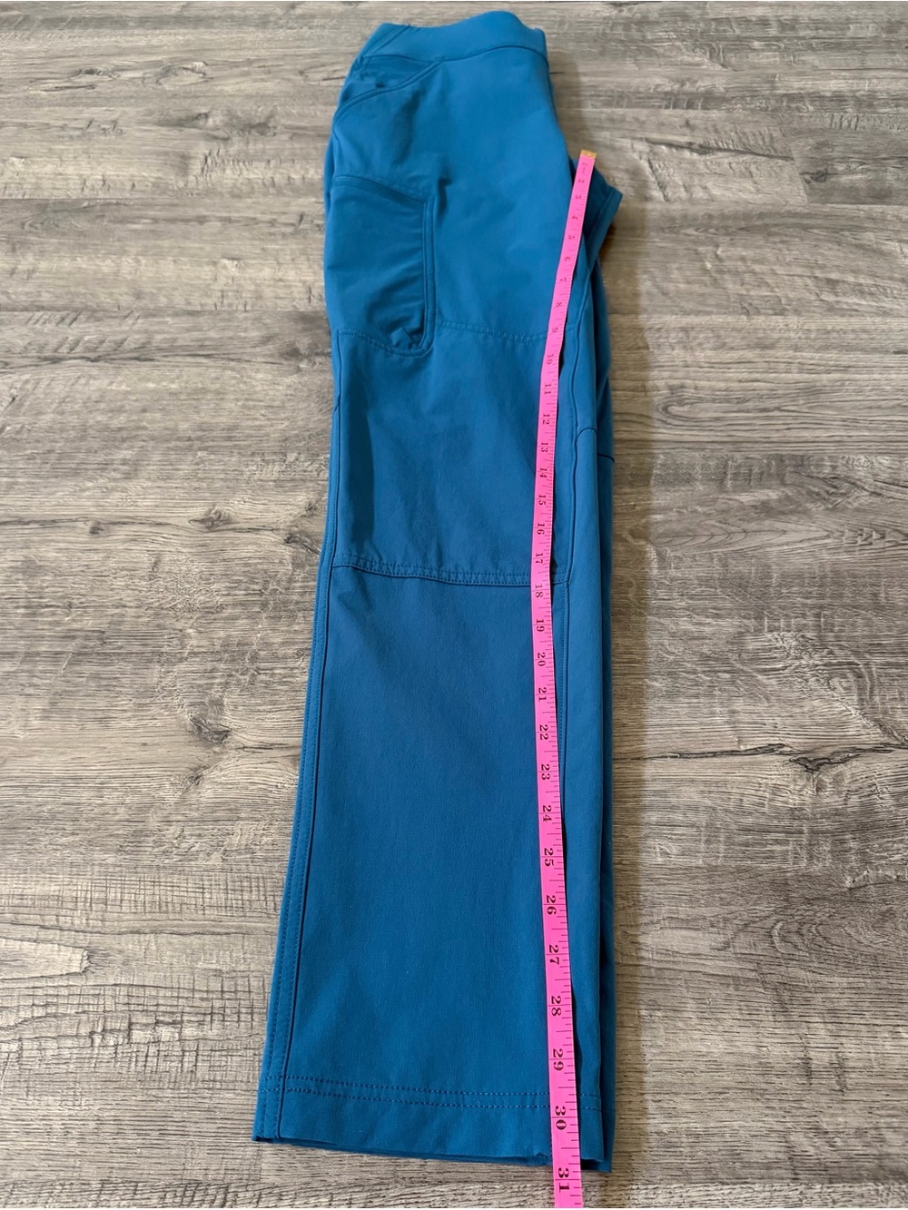 Duluth Trading Co Flexpedition Pull On Slim Leg Pants Size 6 Blue Hiking Travel - Picture 13 of 14